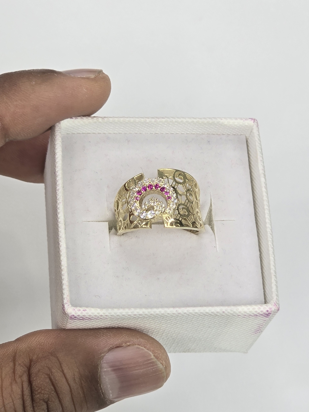 10kt Real Gold Fancy Ring For Women